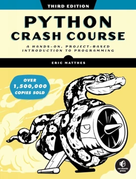 Boekcover Python Crash Course van Eric Matthes